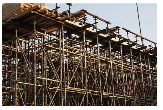 奇瞬間：【碗扣式腳手架】組合搭建秒實現！