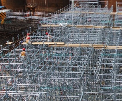 【盤扣腳手架】先天決定結構，結構決定特點