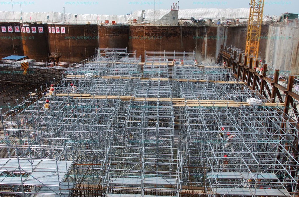 盤扣腳手架為什么在建筑之中如此盛行？